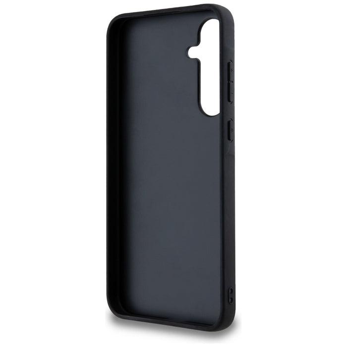 Karl Lagerfeld Saffiano Karl&amp;Choupette Pin case for Samsung Galaxy A35 - black