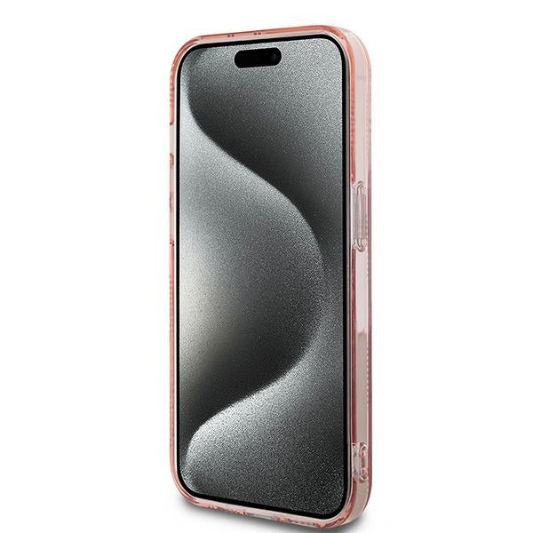 Karl Lagerfeld IML Choupette Head &amp; Monogram case for iPhone 13 Pro Max - pink