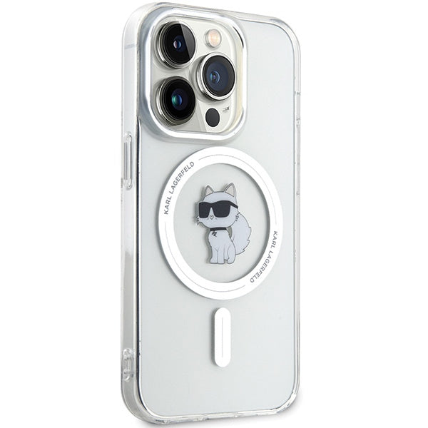 Karl Lagerfeld IML Choupette MagSafe case for iPhone 14 Pro - transparent