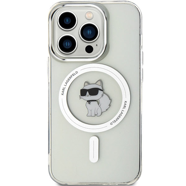 Karl Lagerfeld IML Choupette MagSafe case for iPhone 14 Pro Max - transparent