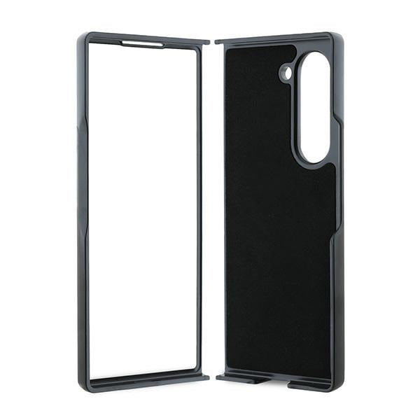 Karl Lagerfeld Saffiano Metal Pin Case for Samsung Galaxy Z Fold 6 - Black