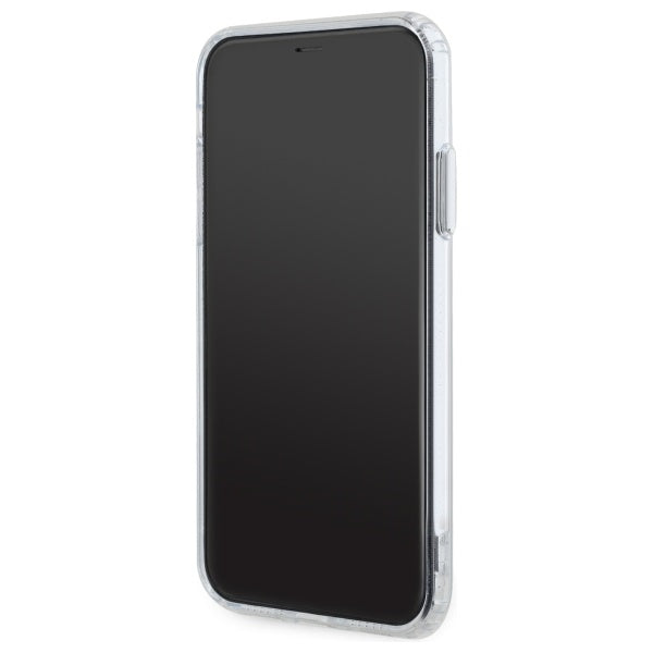 Karl Lagerfeld IML Metal Choupette Head MagSafe iPhone 11 Case - White