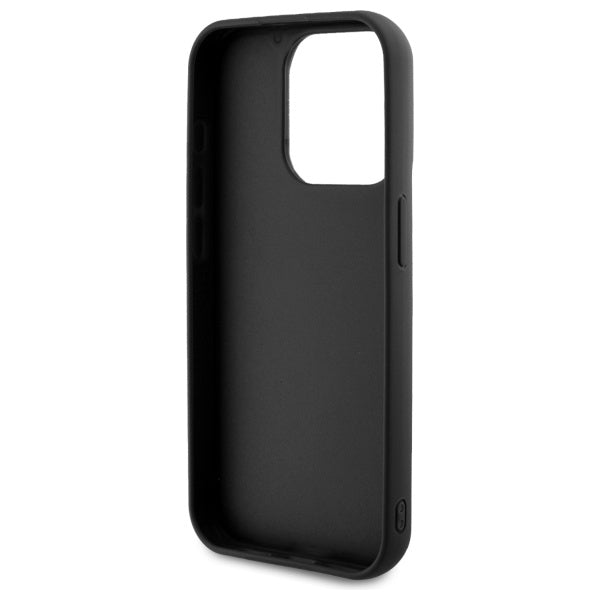 Karl Lagerfeld 3D Rubber Signature case for iPhone 15 Pro Max - black