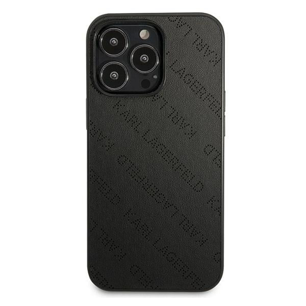 Karl Lagerfeld Perforated Allover Case for iPhone 13 Pro / 13 6.1" - Black