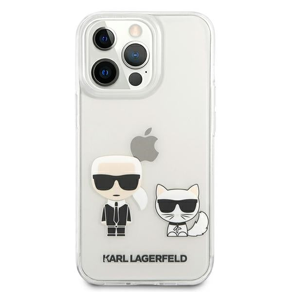 Karl Lagerfeld Karl &amp; Choupette Case for iPhone 13 Pro Max 6.7" - Transparent