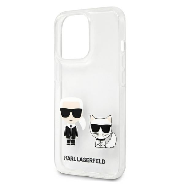 Karl Lagerfeld Karl & Choupette Case for iPhone 13 Pro Max 6.7" - Transparent
