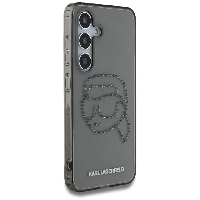 Case Karl Lagerfeld Rhinestones Karl Head Logo Samsung Galaxy S25 black