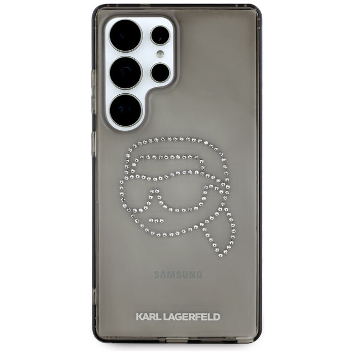 Case Karl Lagerfeld Rhinestones Karl Head Logo Samsung Galaxy S25 Ultra black