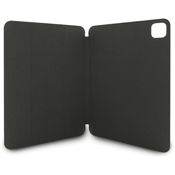 Karl Lagerfeld Saffiano Magnetic Karl &amp; Choupette iPad Pro 11" 2024 Book Cover Case - Black