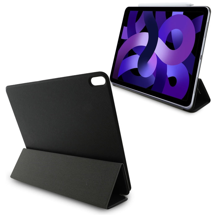 Karl Lagerfeld Saffiano Magnetic Karl &amp; Choupette iPad Air 13" 2024 Book Cover Case - Black