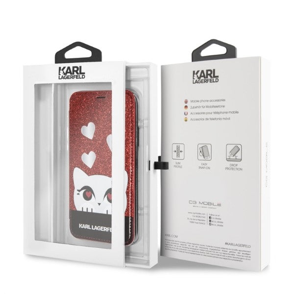 Karl Lagerfeld Valentine iPhone X/XS Case - Red