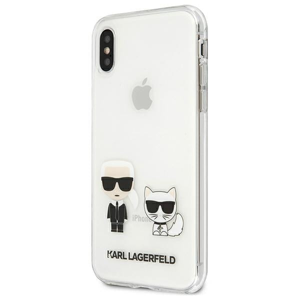 Karl Lagerfeld Karl & Choupette iPhone Xs Max Case - Transparent