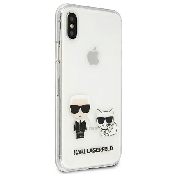 Karl Lagerfeld Karl & Choupette iPhone Xs Max Case - Transparent