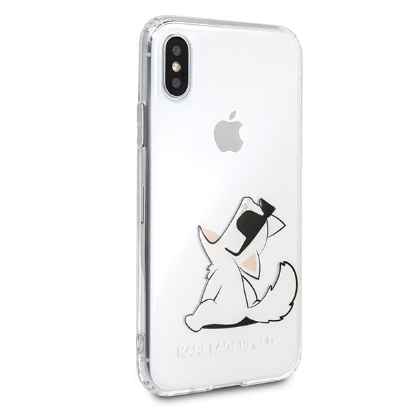 Karl Lagerfeld Choupette Fun iPhone X/Xs Case - Transparent
