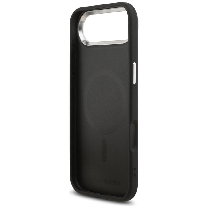 Karl Lagerfeld Choupette Pin MagSafe Case for iPhone Air Black