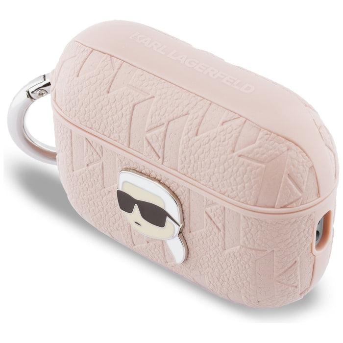 Karl Lagerfeld Monogram Karl Head Case for AirPods Pro 3 - Pink