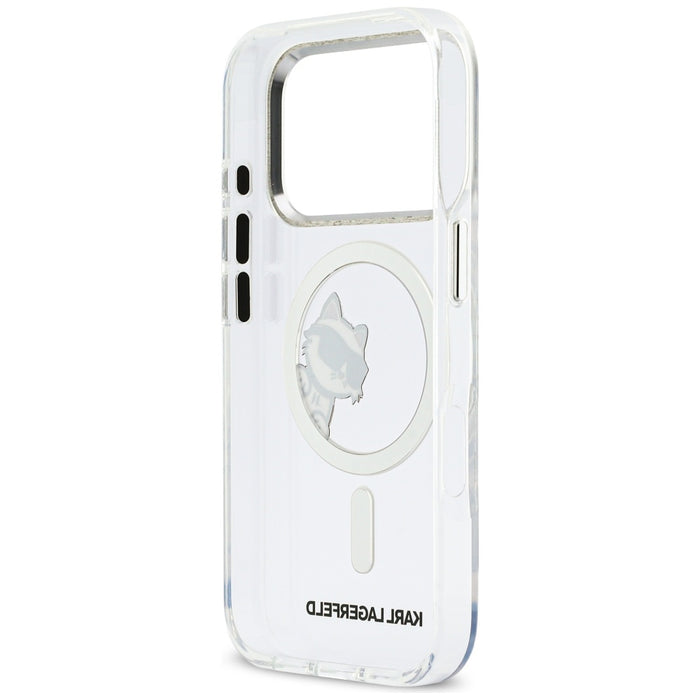 Karl Lagerfeld IML Peekaboo MagSafe Case for iPhone 17 Pro - Clear