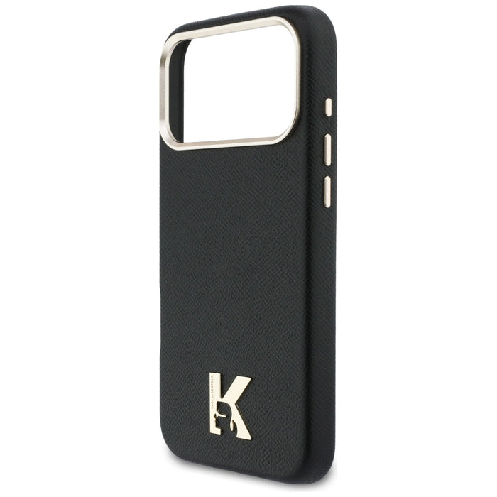 Karl Lagerfeld Karl Head Logo MagSafe Case for iPhone 17 Pro Max - Black