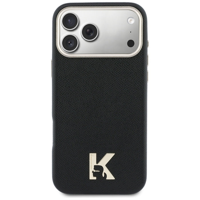 Karl Lagerfeld Karl Head Logo MagSafe Case for iPhone 17 Pro Max - Black