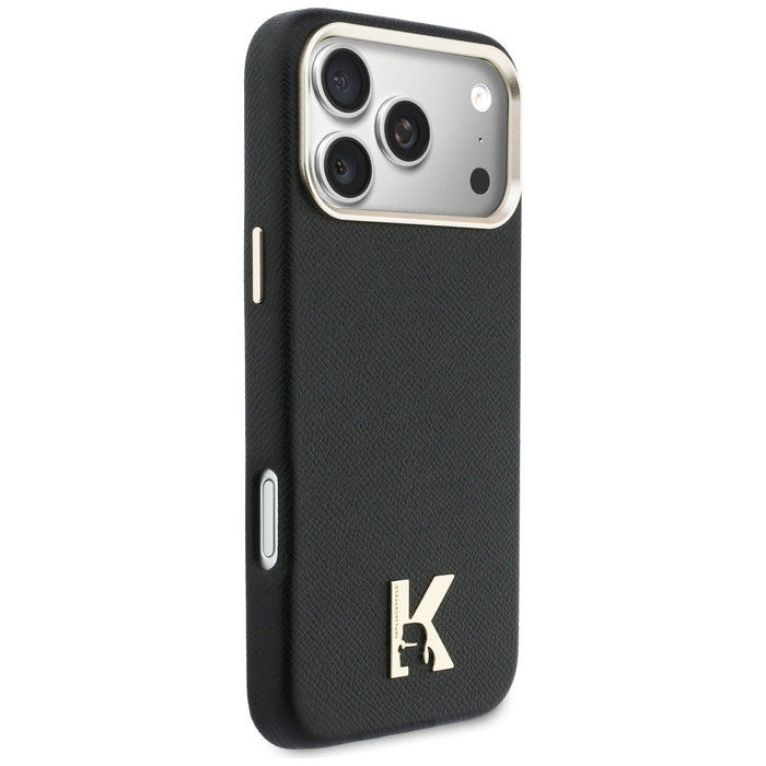 Karl Lagerfeld Karl Head Logo MagSafe Case for iPhone 17 Pro Max - Black