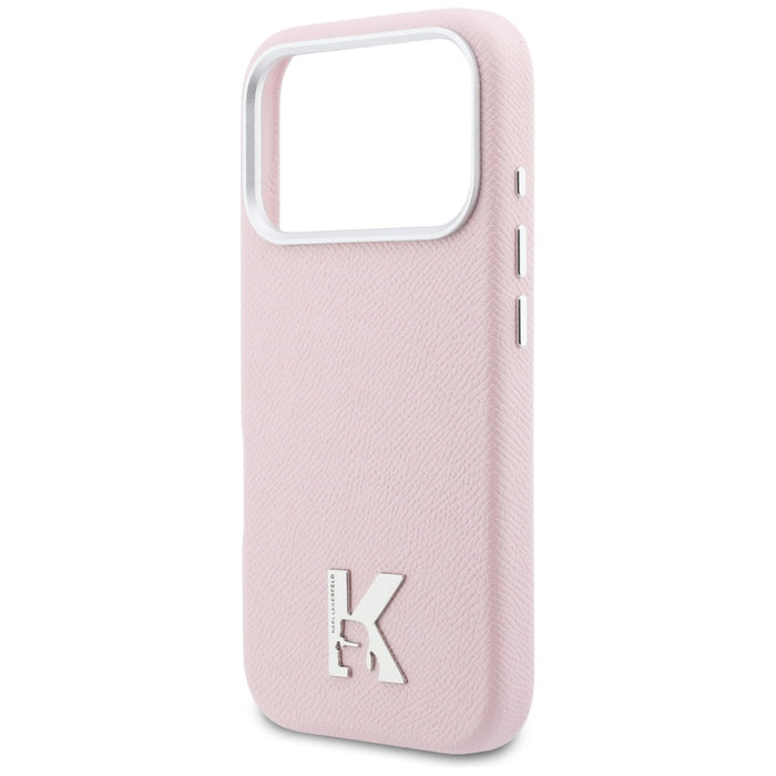 Karl Lagerfeld Karl Head Logo MagSafe Case for iPhone 17 Pro Max - Pink