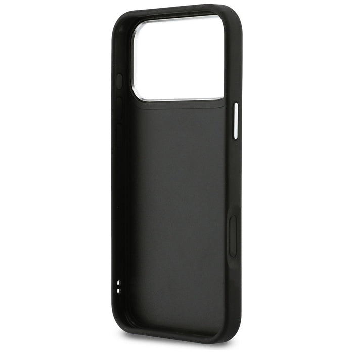 Karl Lagerfeld IML Glitter KL Diamond Logo Case for iPhone 17 Pro Max - Black