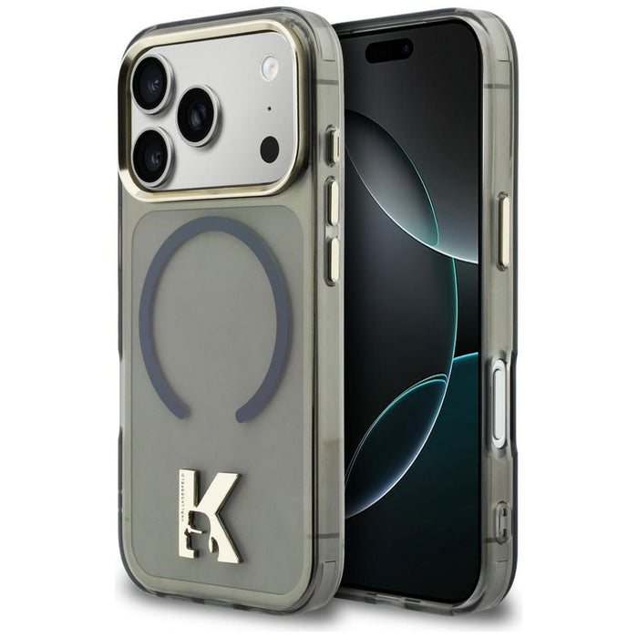 Karl Lagerfeld IML K Head Logo MagSafe Case for iPhone 17 Pro - Black