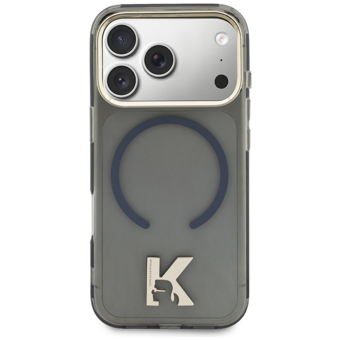 Karl Lagerfeld IML K Head Logo MagSafe Case for iPhone 17 Pro - Black