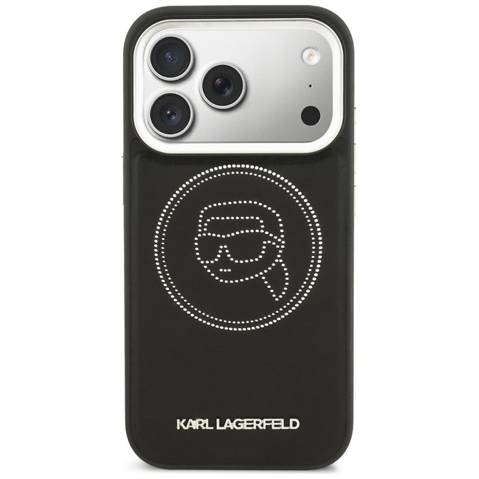 Karl Lagerfeld K Head Point Logo MagSafe Case for iPhone 17 Pro - Black