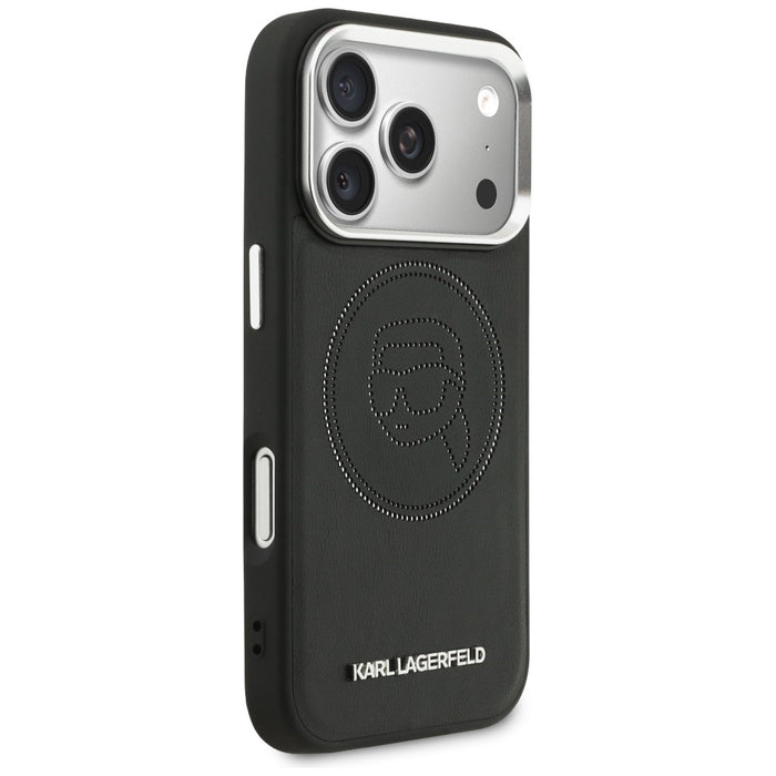 Karl Lagerfeld K Head Point Logo MagSafe Case for iPhone 17 Pro - Black