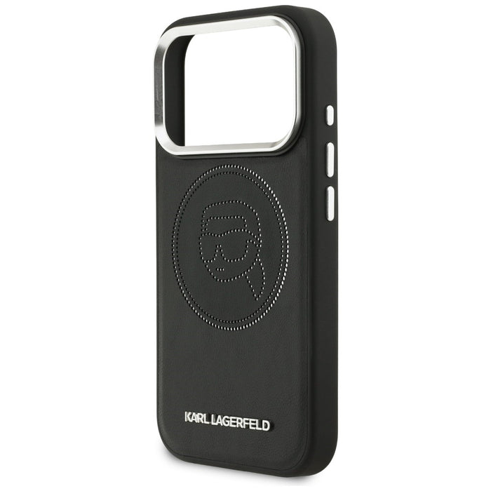 Karl Lagerfeld K Head Point Logo MagSafe Case for iPhone 17 Pro - Black