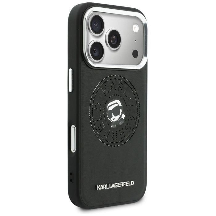Karl Lagerfeld Point &amp; Karl Sketch MagSafe Case for iPhone 17 Pro Max - Black