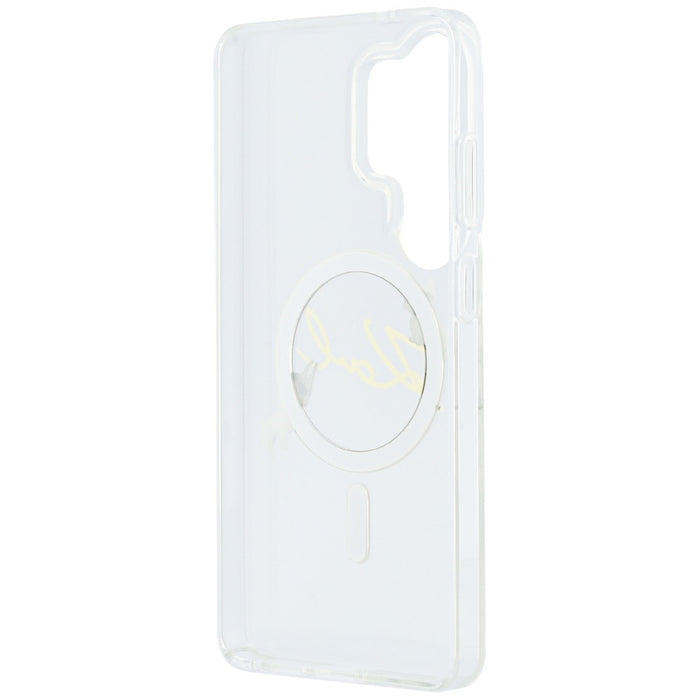 Karl Lagerfeld IML KC Script MagSafe Case for Samsung Galaxy S26 Ultra - Transparent