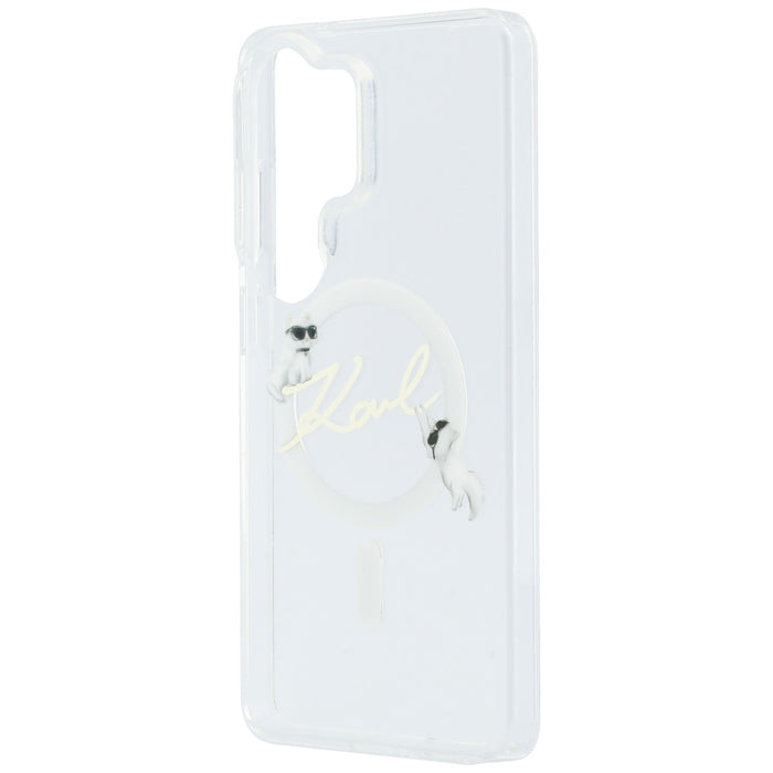 Karl Lagerfeld IML KC Script MagSafe Case for Samsung Galaxy S26 Ultra - Transparent