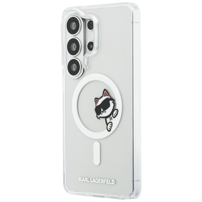 Karl Lagerfeld IML Peekaboo Choupette MagSafe case for Samsung Galaxy S26 Ultra - transparent