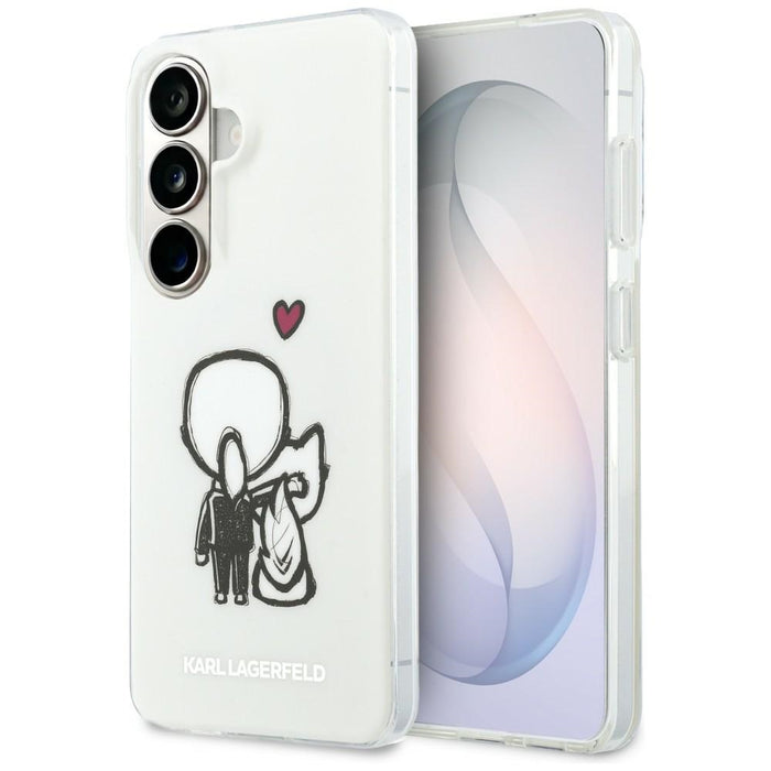 Karl Lagerfeld IML Karl&amp;Choupette MagSafe Case for Samsung Galaxy S26 - Transparent