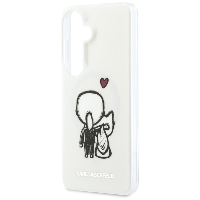 Karl Lagerfeld IML Karl&amp;Choupette MagSafe Case for Samsung Galaxy S26 - Transparent