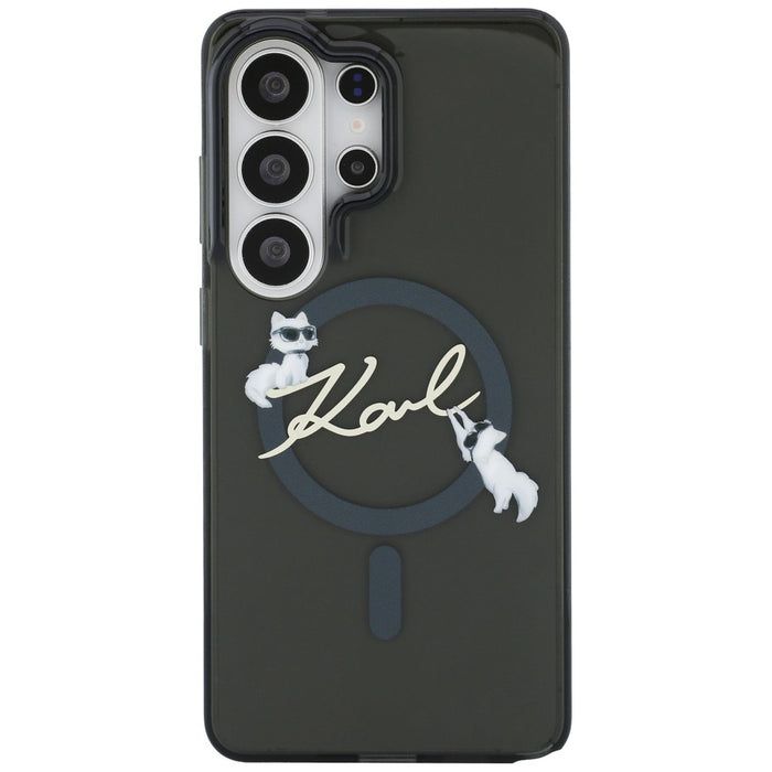 Karl Lagerfeld IML KC Script MagSafe Case for Samsung Galaxy S26 Ultra - Black