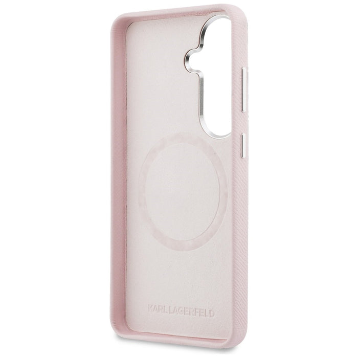 Karl Lagerfeld K Metal Logo MagSafe Case for Samsung Galaxy S26 - Pink