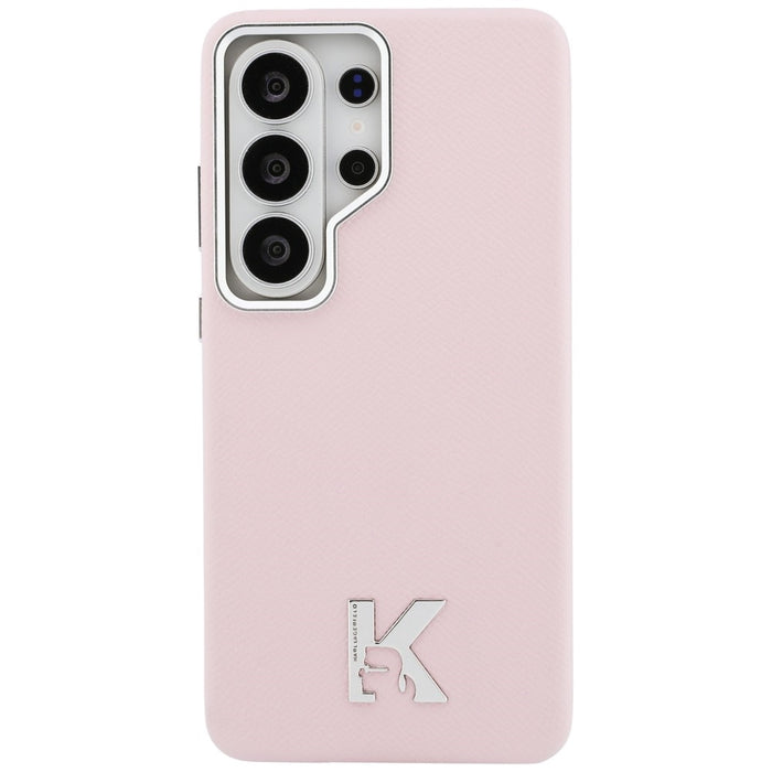 Karl Lagerfeld K Metal Logo MagSafe Case for Samsung Galaxy S26 Ultra - Pink