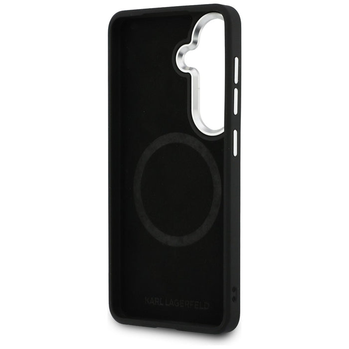 Karl Lagerfeld Perforated KL MagSafe Case for Samsung Galaxy S26 - Brown