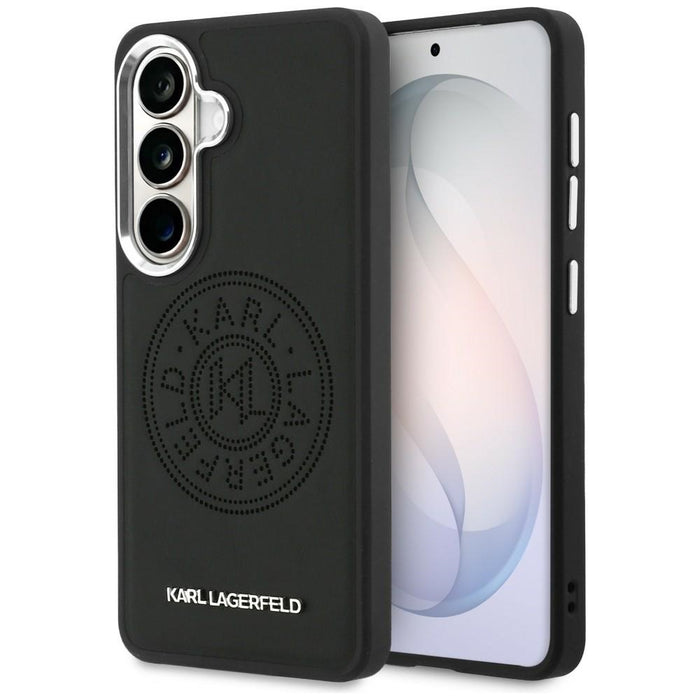 Karl Lagerfeld Perforated KL MagSafe Case for Samsung Galaxy S26 - Black