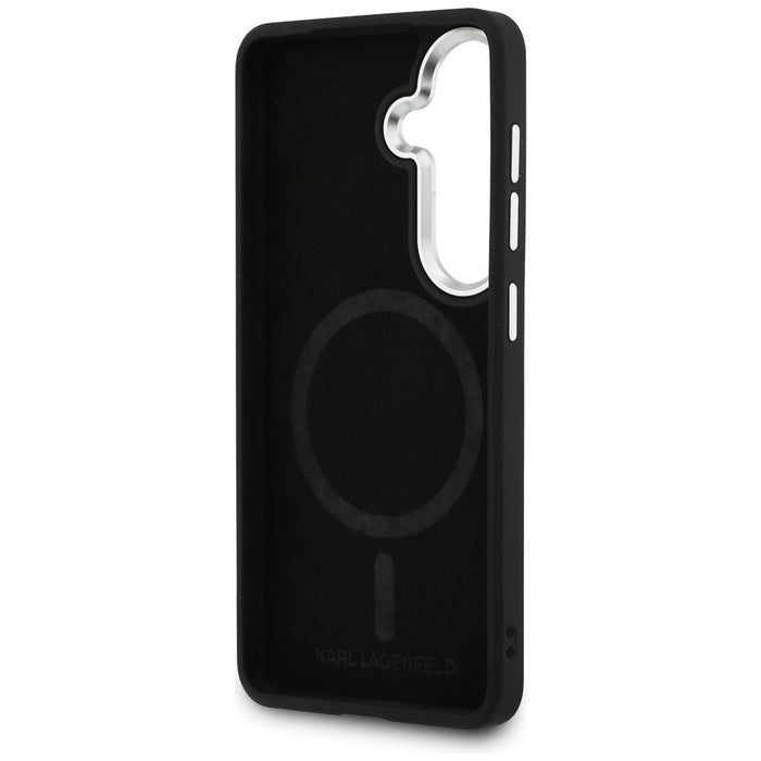 Karl Lagerfeld Perforated KL MagSafe Case for Samsung Galaxy S26 - Black