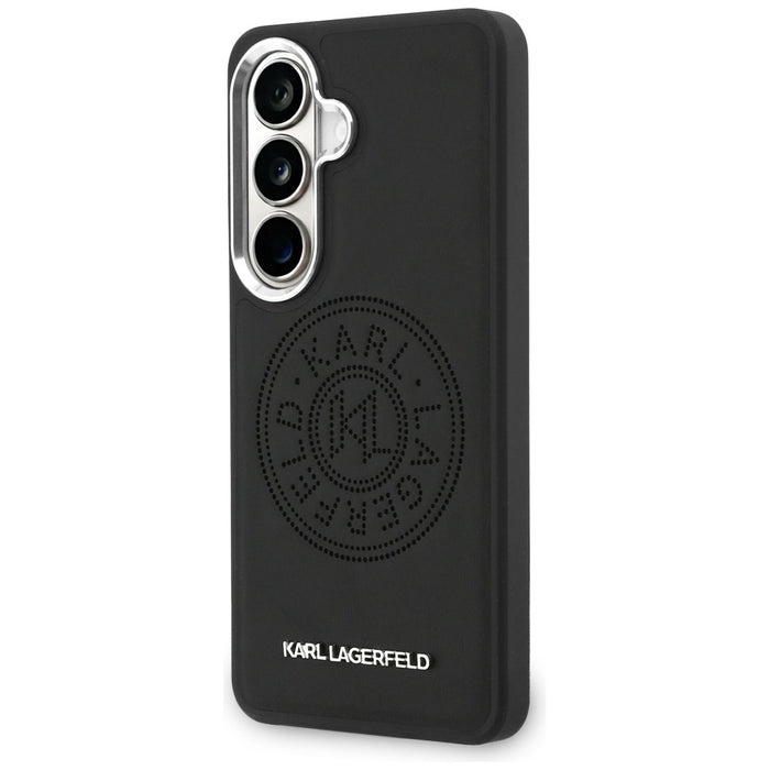 Karl Lagerfeld Perforated KL MagSafe Case for Samsung Galaxy S26 - Black