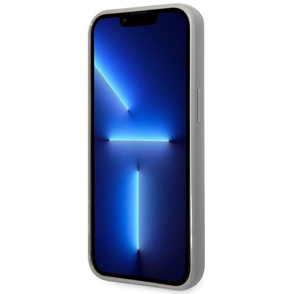 Karl Lagerfeld Karl Lagerfeld Monogram Iridescent case for iPhone 14 Pro - silver