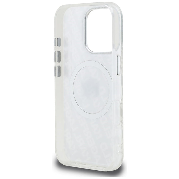 Karl Lagerfeld IML Karl Head Logo MagSafe Case for iPhone 16 Pro - Gray