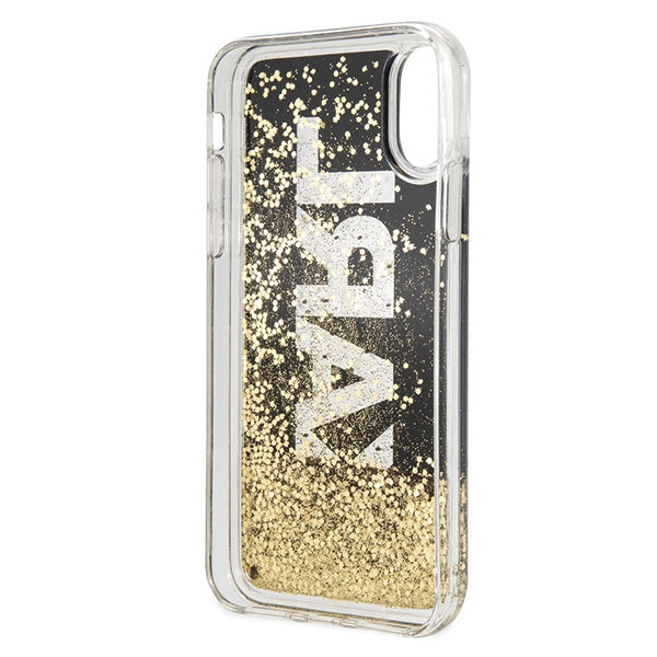 Karl Lagerfeld Karl Logo Glitter iPhone X/Xs Case - Black