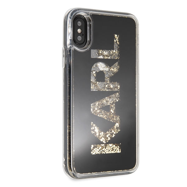 Karl Lagerfeld Karl Logo Glitter iPhone X/Xs Case - Black