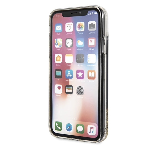 Karl Lagerfeld Karl Logo Glitter iPhone X/Xs Case - Black