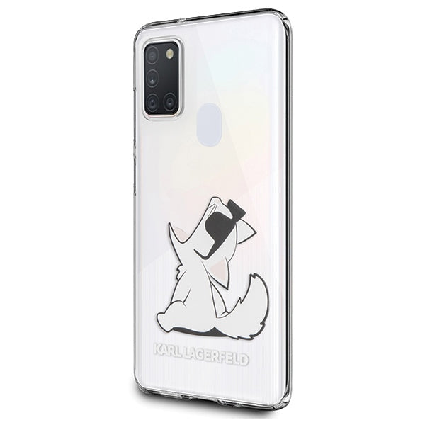 Karl Lagerfeld Choupette Fun Case for Samsung Galaxy M21 - Transparent